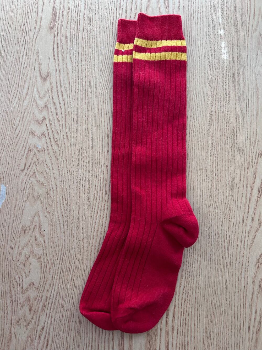 New Women's XL Length Below Knee Socks red One Size Great for Halloween Costumes